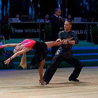 Latin couple Ballroom Dancesport Dancers Hana & Milan