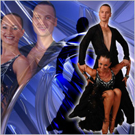 Latin couple Ballroom Dancesport Dancers Oleksandr & Yuliya S.