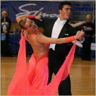 Latin couple Ballroom Dancesport Dancers Olena & Dmytro