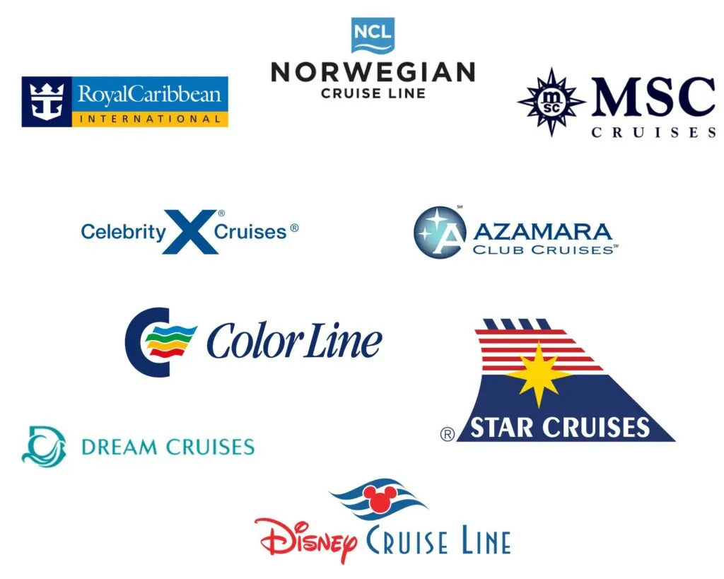 Cruise partners logos set one