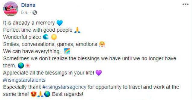Testimonial from Diana