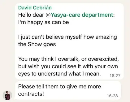 Testimonial from David Cebrián