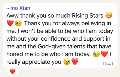Testimonial from Ino